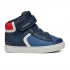 Geox Παιδικά Sneakers High Ανατομικά Μπλε Gisli B B461NA054FUC0700