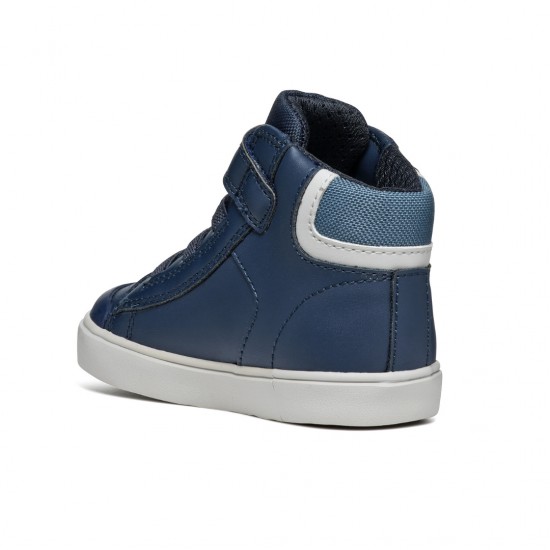 Geox Παιδικά Sneakers High Ανατομικά Μπλε Gisli B B461NA054FUC0832