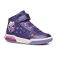 Geox Ανατομικά Παιδικά Sneakers Inek Girl μωβ με φωτάκια 