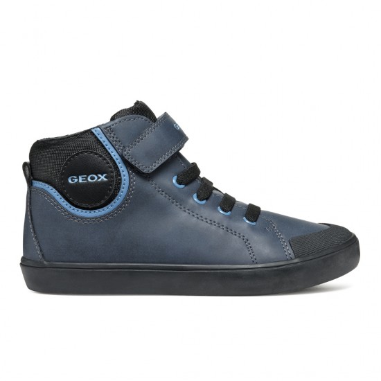 Geox Παιδικά Sneakers High Ανατομικά Μπλε Gisli B J465CC0MEFUC0693