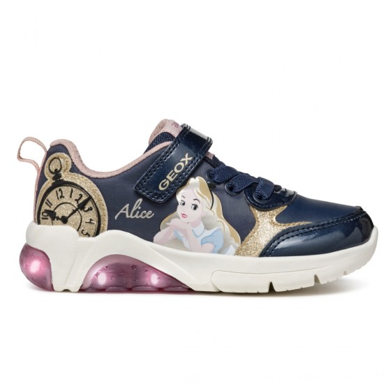 Geox Παιδικά Sneakers Fadinlight για Κορίτσι με φωτάκια Disney