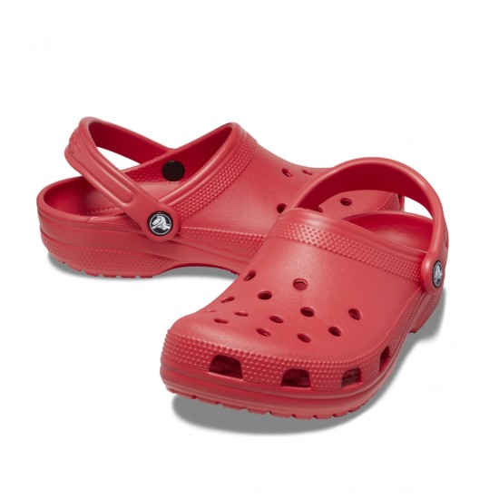 Crocs Παιδικά Σαμπό Θαλάσσης Classic Clog T κόκκινο 209755