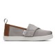 Εσπαντρίγια Toms Alpargata Drizzle Grey Recycled Cotton Slubby Woven 10019558