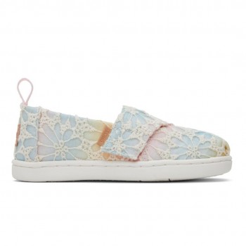 Εσπαντρίγια Toms Alpargata Parfait Pink Ombre Floral Lace 10020629