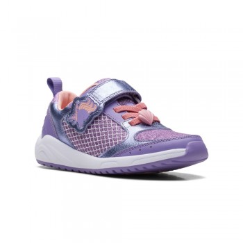 Παιδικό sneaker Clarks Aquatic Brill Kid Purple Interest