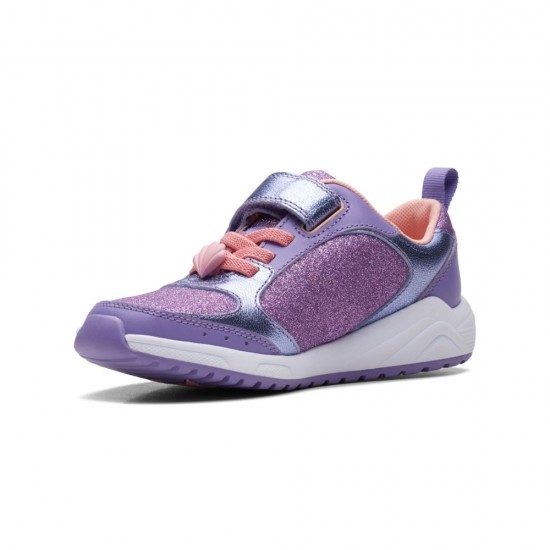 Παιδικό sneaker Clarks Aquatic Brill Kid Purple Interest