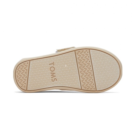 Πάνινο Toms Tiny Alpargata Canvas Χρυσά λουλούδια