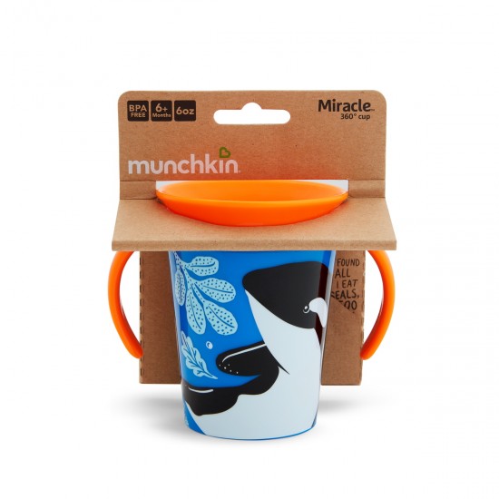 Munchkin Ποτηράκι εκπαιδευτικό Miracle 360˚ Trainer Cup Orca