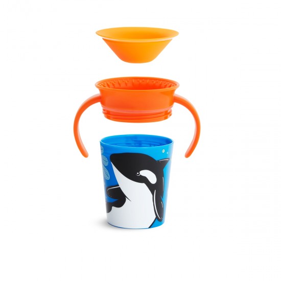 Munchkin Ποτηράκι εκπαιδευτικό Miracle 360˚ Trainer Cup Orca