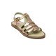 Χρυσό πέδιλο Aby Shoes 762