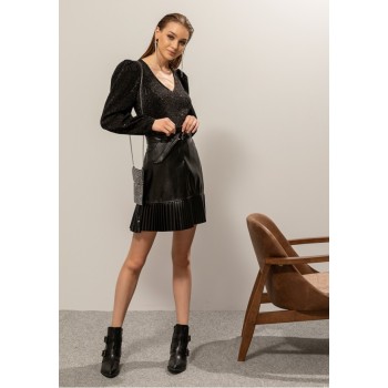 Φούστα leather style  