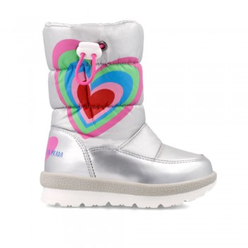 Παιδική μπότα Apreski για κορίτσια Agatha Ruiz De la Prada 221996-B ασημί