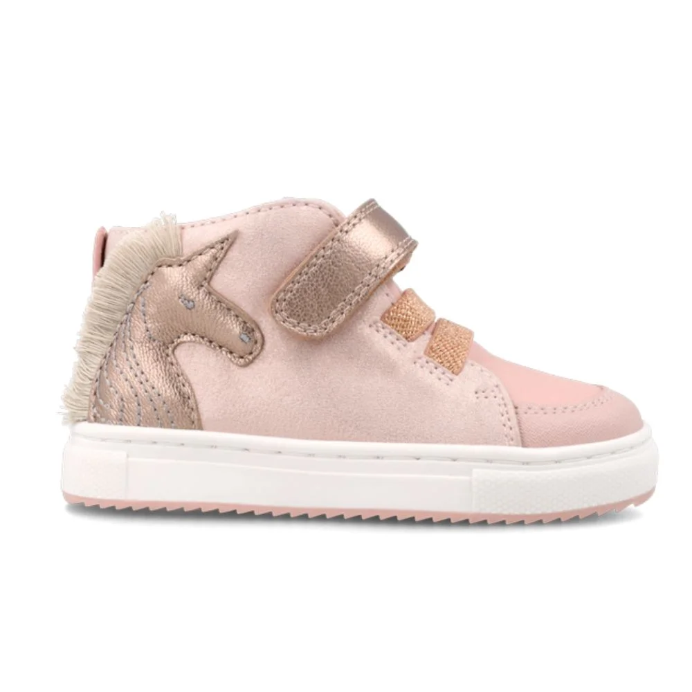 MUMMY-Παιδικό δερμάτινο ροζ μποτάκι για κορίτσια Garvalin 221332-C