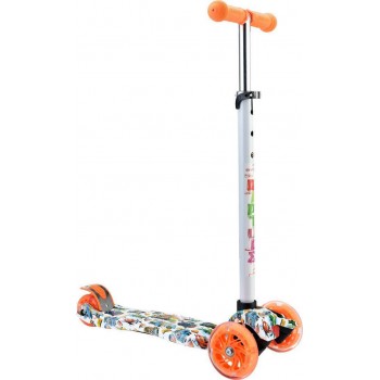 Πατίνι Scooter Rapture με Φωτιζόμενες Ρόδες Orange Byox 3800146225681