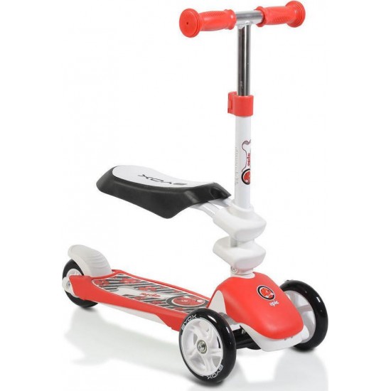 Πατίνι Scooter Τρίτροχο 2 in 1 Epic Red Byox 3800146225582