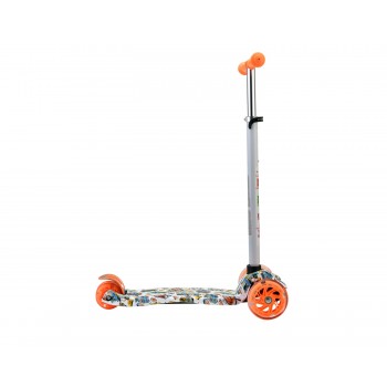 Πατίνι Scooter Rapture με Φωτιζόμενες Ρόδες Orange Byox 3800146225681