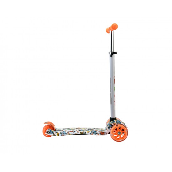 Πατίνι Scooter Rapture με Φωτιζόμενες Ρόδες Orange Byox 3800146225681