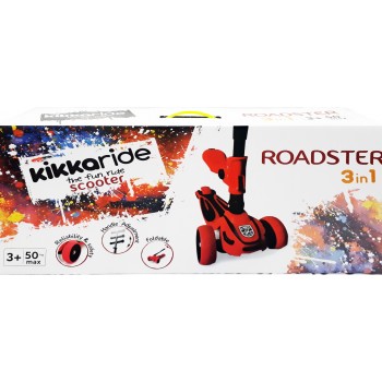 KIKKA BOO SCOOTER ROADSTER 3 IN 1 2020 Red 31006010083 - ΑΤΟΚΕΣ ΔΟΣΕΙΣ