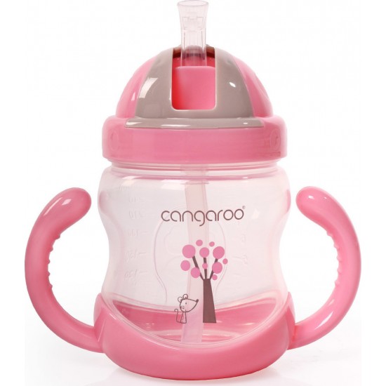  Εκπαιδευτικό Ποτηράκι 6m+ 280ml Boo Pink C0582 Cangaroo 3800146263416