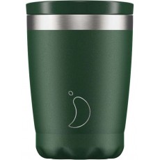 Chillys Coffee Cup Ανοξείδωτος Θερμός για Ροφήματα 340ml MATTE GREEN