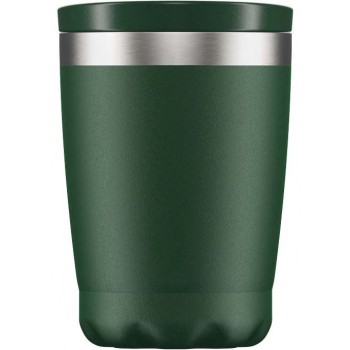 Chillys Coffee Cup Ανοξείδωτος Θερμός για Ροφήματα 340ml MATTE GREEN