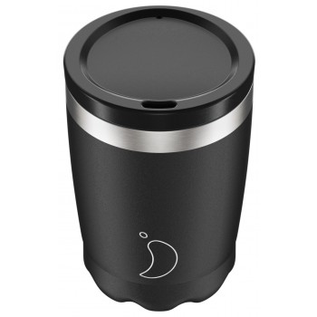 Chillys Coffee Cup Ανοξείδωτος Θερμός για Ροφήματα 340ml Black