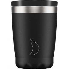 Chillys Coffee Cup Ανοξείδωτος Θερμός για Ροφήματα 340ml Black