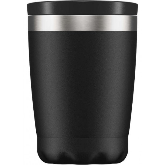 Chillys Coffee Cup Ανοξείδωτος Θερμός για Ροφήματα 340ml Black