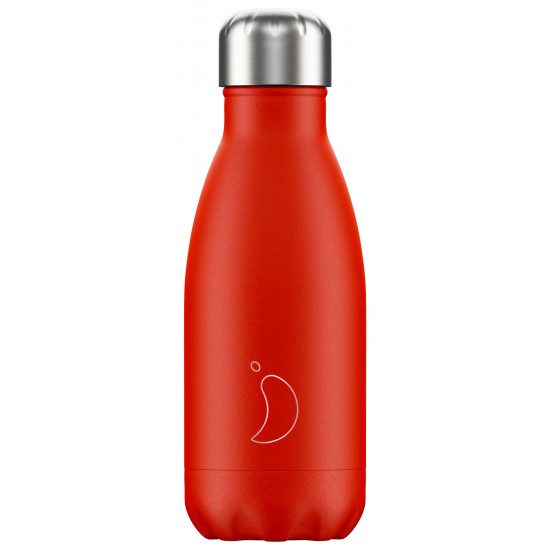 Chillys Θερμός 260ML NEON RED