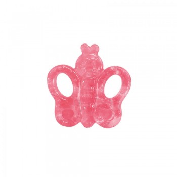 ΜΑΣΗΤΙΚΟ ΟΔΟΝΤΟΦΥΙΑΣ ΜΕ ΝΕΡΟ WATER FILLED TEETHER BUTTERFLY 1021016-PINK