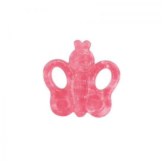 ΜΑΣΗΤΙΚΟ ΟΔΟΝΤΟΦΥΙΑΣ ΜΕ ΝΕΡΟ WATER FILLED TEETHER BUTTERFLY 1021016-PINK