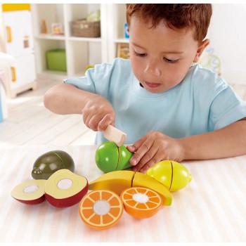 Φρέσκα Ξύλινα Φρουτάκια - Hape Fresh Fruit (E3117A) - 7 τεμάχια