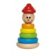 Hape Early Explorer Ξύλινη Πυραμίδα Clown Stacker 401916000400