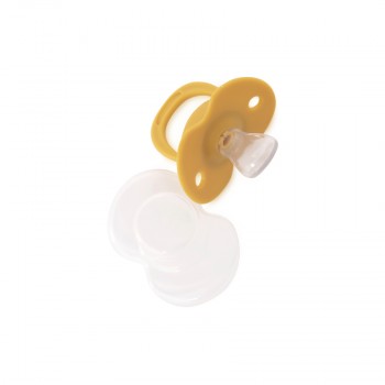 ΠΙΠΙΛΑ ΣIΛΙΚΟΝΗΣ LORELLI 0+ - PACIFIER MY FRIEND WITH COVER 1022057 - YELLOW