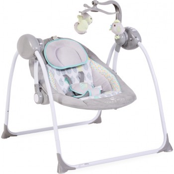 Ρηλάξ-Κούνια Baby Swing Plus Grey Cangaroo 3800146247126 - ΑΤΟΚΕΣ ΔΟΣΕΙΣ