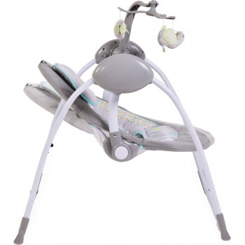 Ρηλάξ-Κούνια Baby Swing Plus Grey Cangaroo 3800146247126 - ΑΤΟΚΕΣ ΔΟΣΕΙΣ