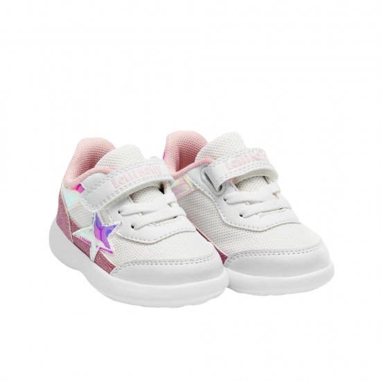 Παιδικό sneaker LELLI KELLY celestia LK7802 AA52 Λευκό-ροζ