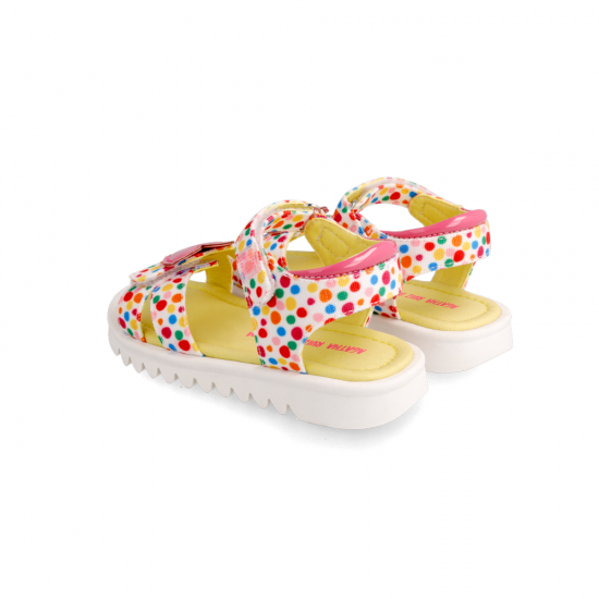 Παιδικό λευκό πέδιλο Agatha Ruiz de la Prada 222946