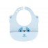 Βρεφική Σαλιάρα Σιλικόνης Kikkaboo Silicone Bib Blue 31303030007