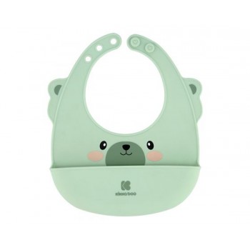 Βρεφική Σαλιάρα Σιλικόνης Kikkaboo Silicone Bib Mint 31303030008