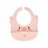 Βρεφική Σαλιάρα Σιλικόνης Kikkaboo Silicone Bib Pink 31303030009